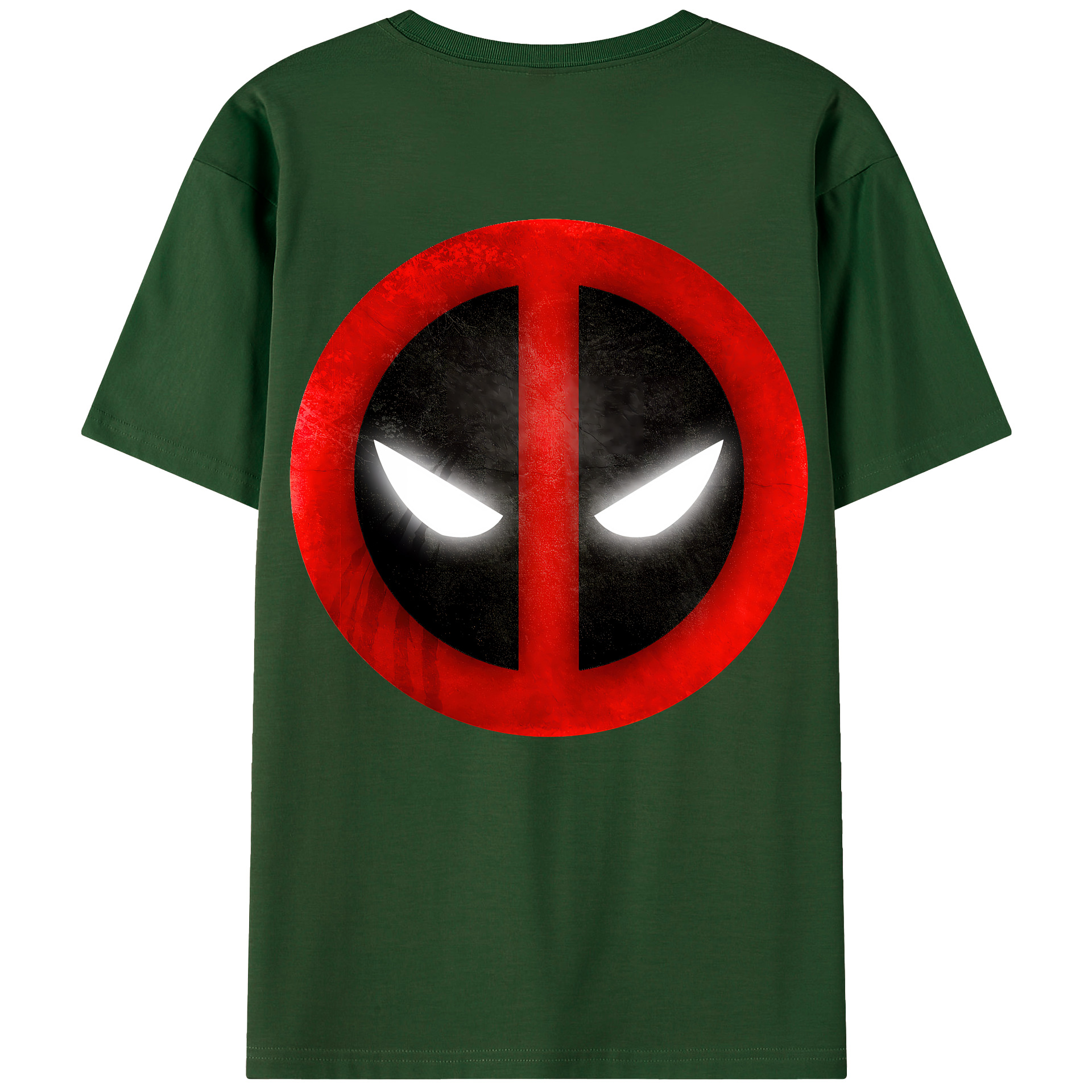 （画像用） Deadpool デッドプール 綿100％半袖Tシャツ（背面プリント）